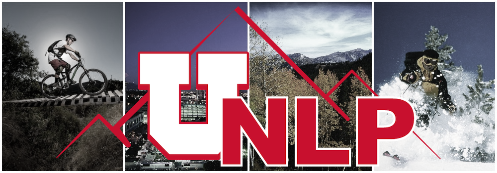 UtahNLP logo with SLC panels